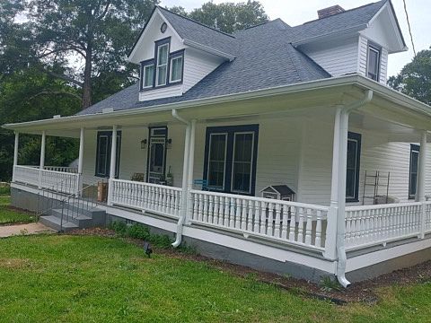 40-year architectural shingle roof, IKO Dynasty in Atlantic Blue, Hartwell GA