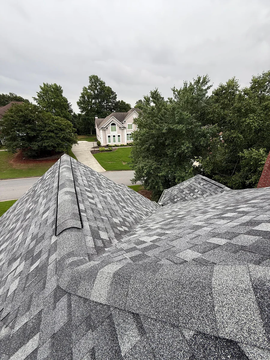 Roof inspection view from a real Denali project in Suwanee, GA