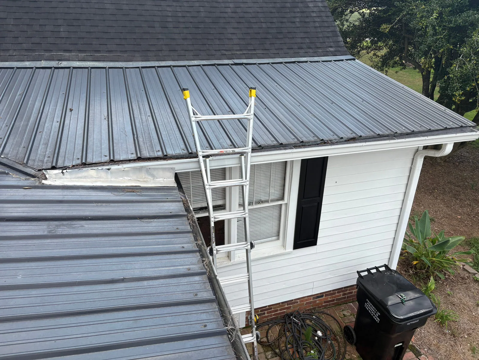 Roof inspection view from a real Denali project in Commerce, GA