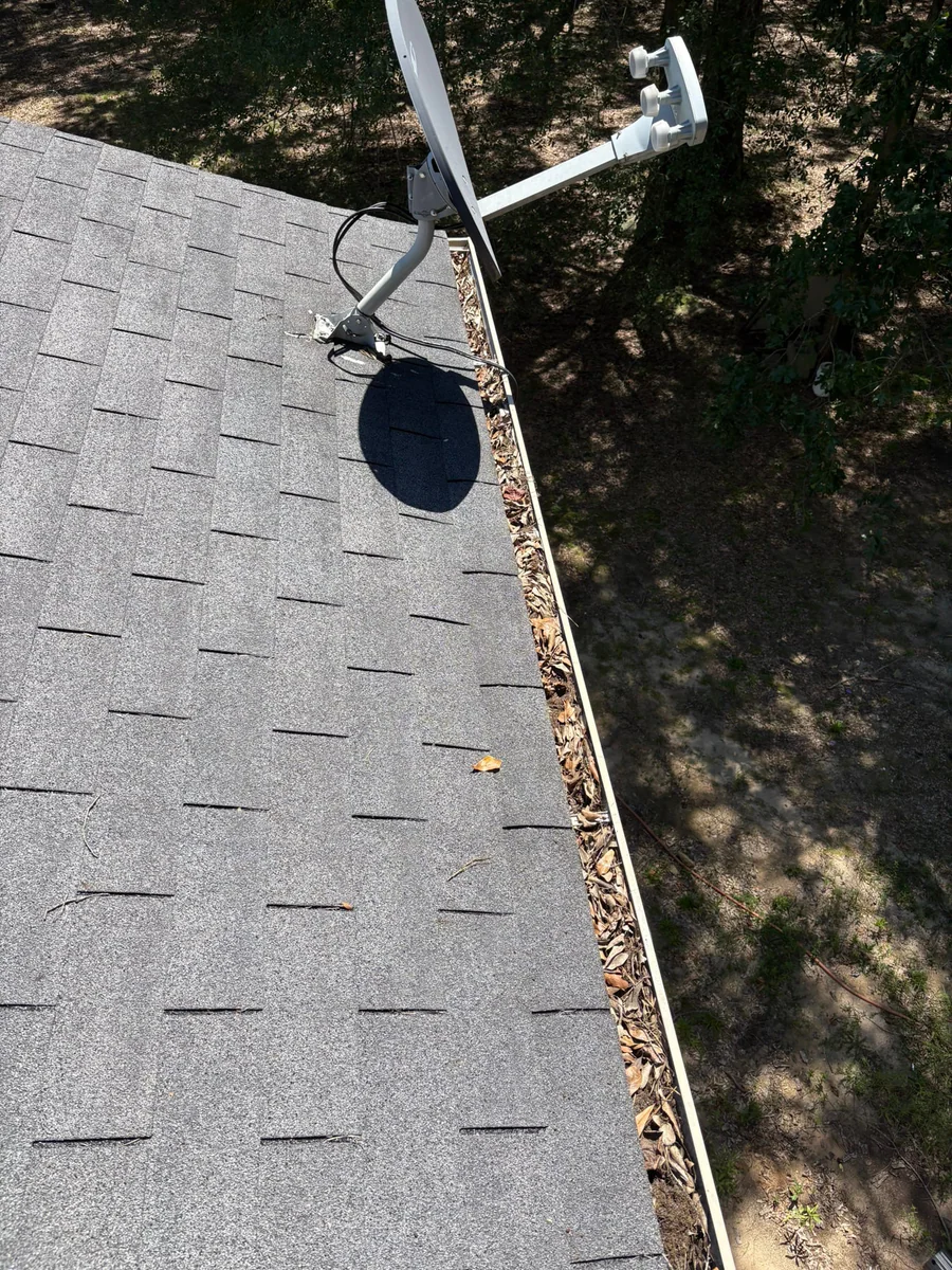 Roof inspection view from a real Denali project in Lavonia, GA