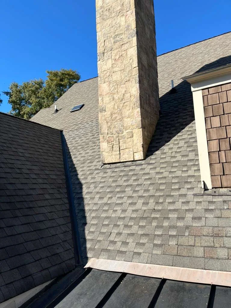 Roof inspection view from a real Denali project in Atlanta, GA