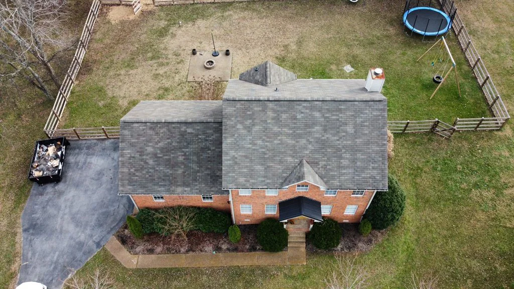 Roof inspection view from a real Denali project in Mt. Juliet, TN