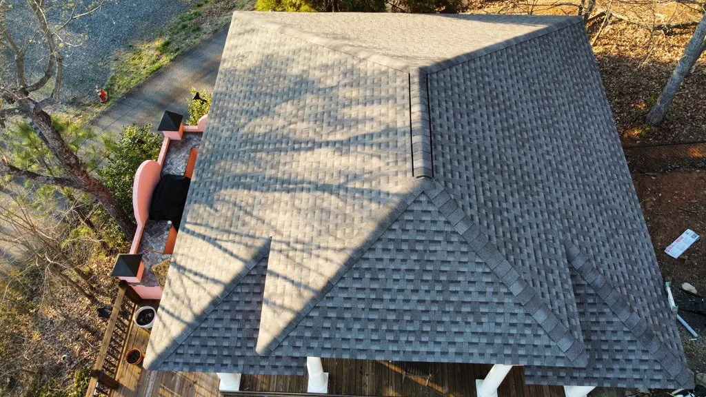 Completed roof on a real Denali project in Clayton, GA