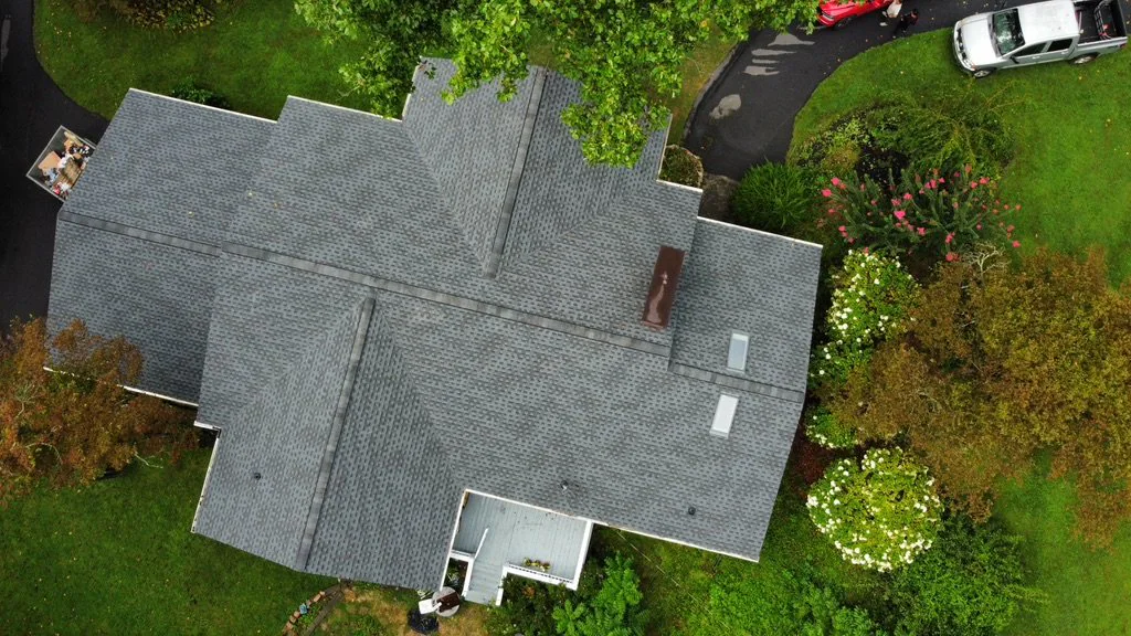 Completed roof on a real Denali project in Rabun Gap, GA