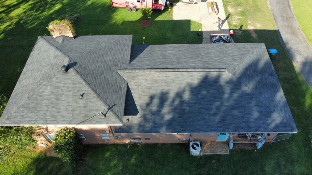 Completed roof on a real Denali project in Hull, GA