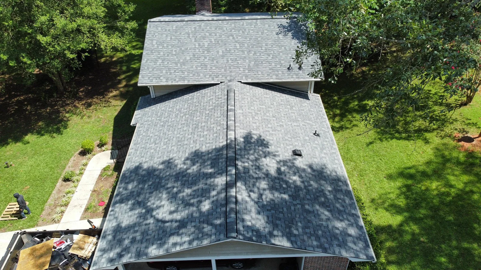 Roof work in progress on a real Denali project in Lancaster, SC