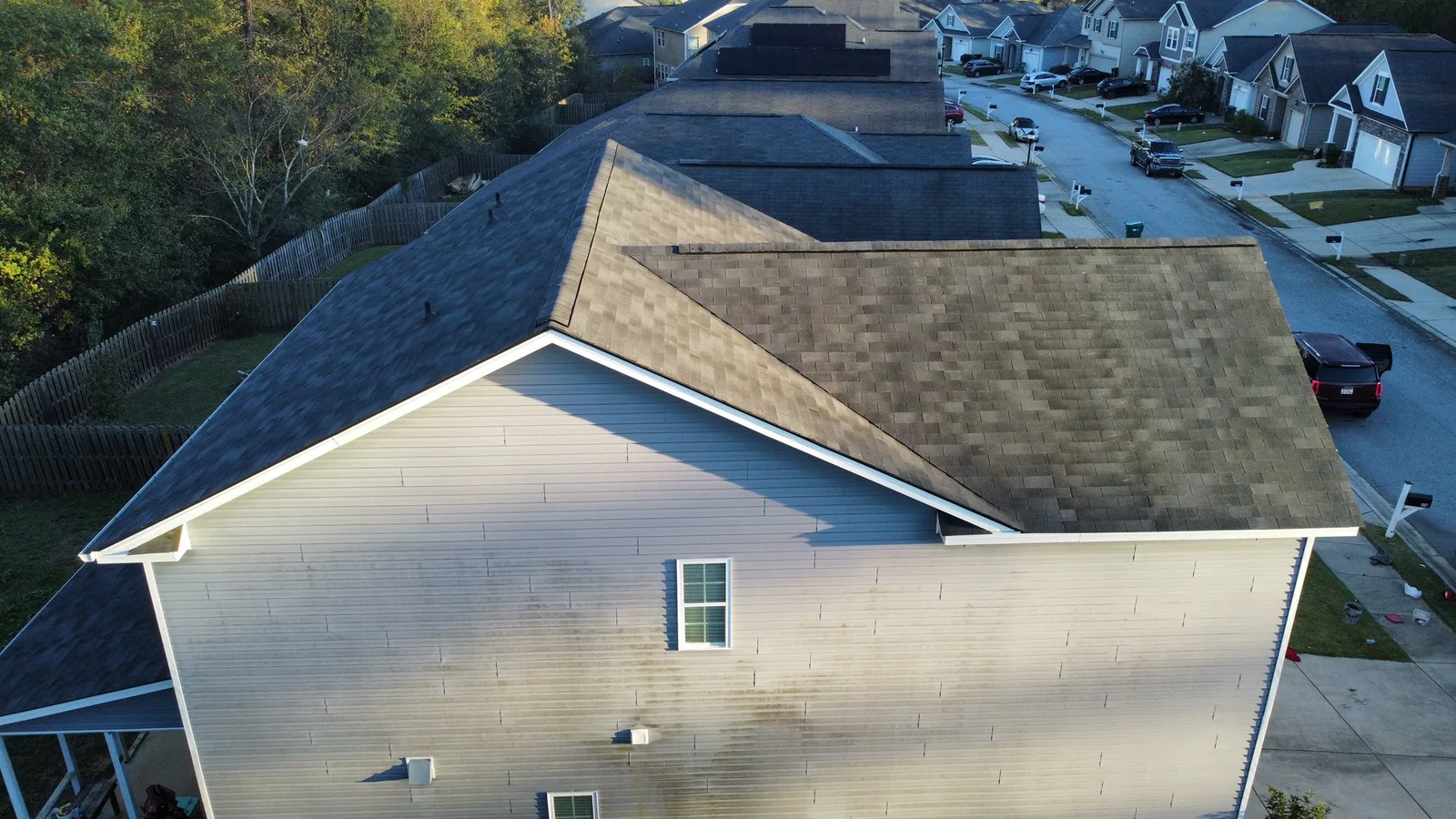 Completed roof on a real Denali project in Grovetown, GA