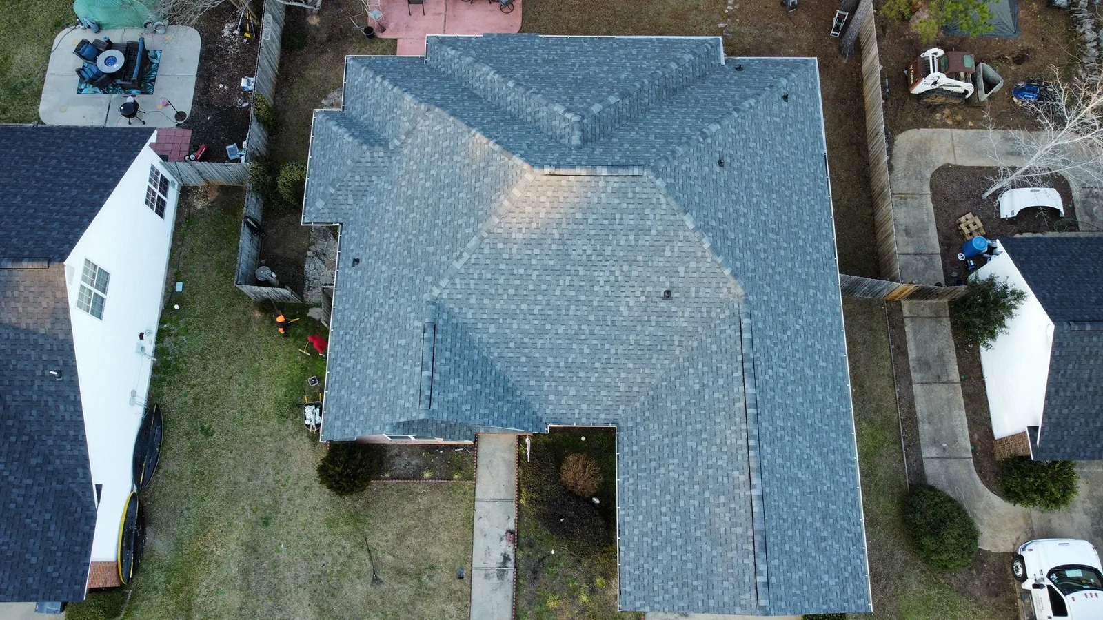 Completed roof on a real Denali project in Evans, GA